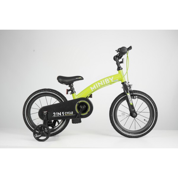 Фото - Двоколісний велосипед Qplay Miniby 3в1 Green (CB01MiniByGreen)